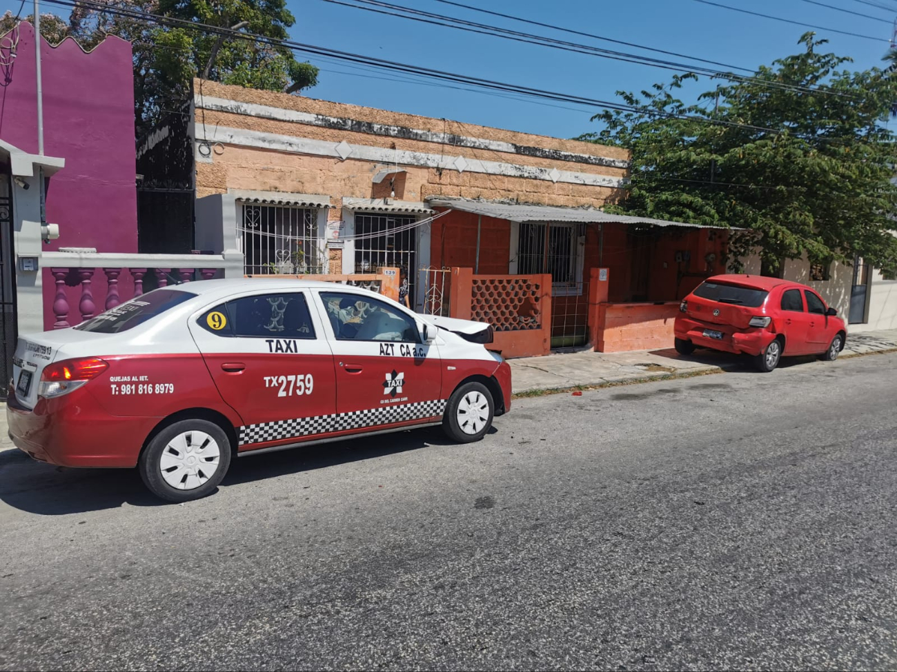 El taxista dijo que intentó esquivar a un perro que se le cruzó. El taxista dijo que intentó esquivar a un perro que se le cruzó.