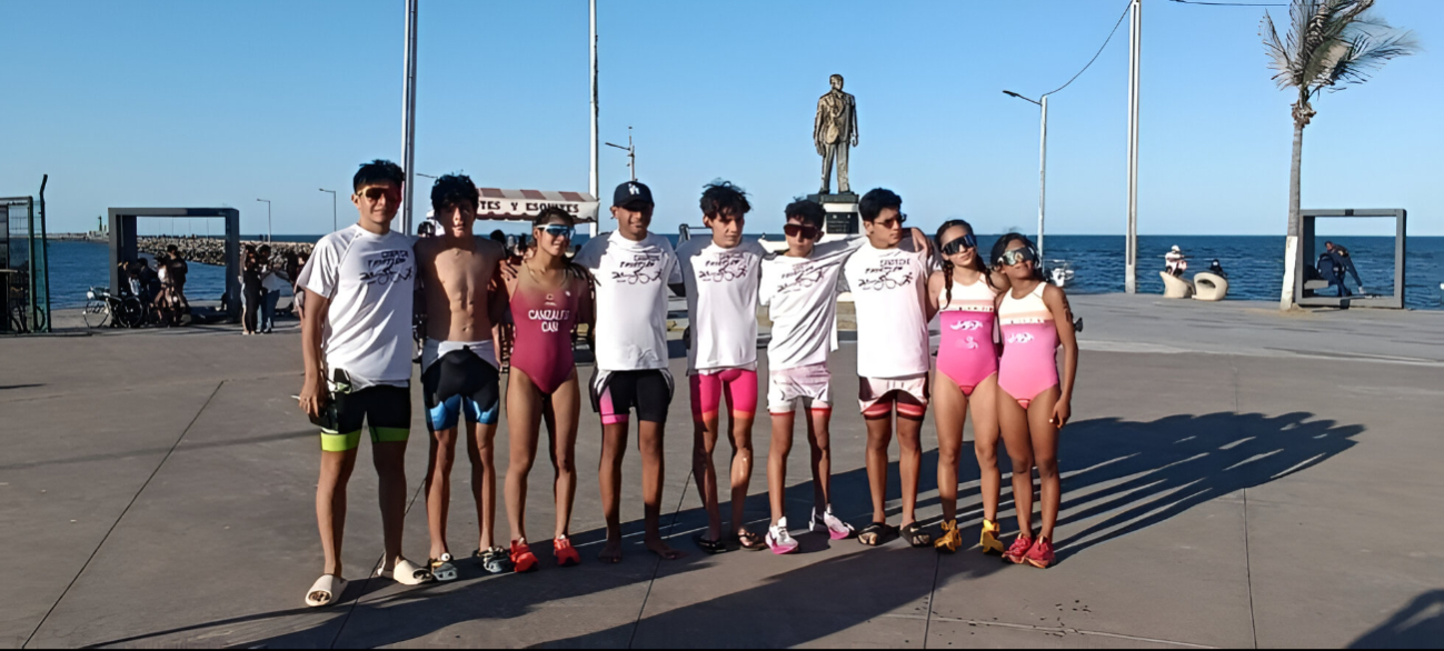 Seis campechanos clasifican al triatlón de la Olimpiada Nacional 2025  