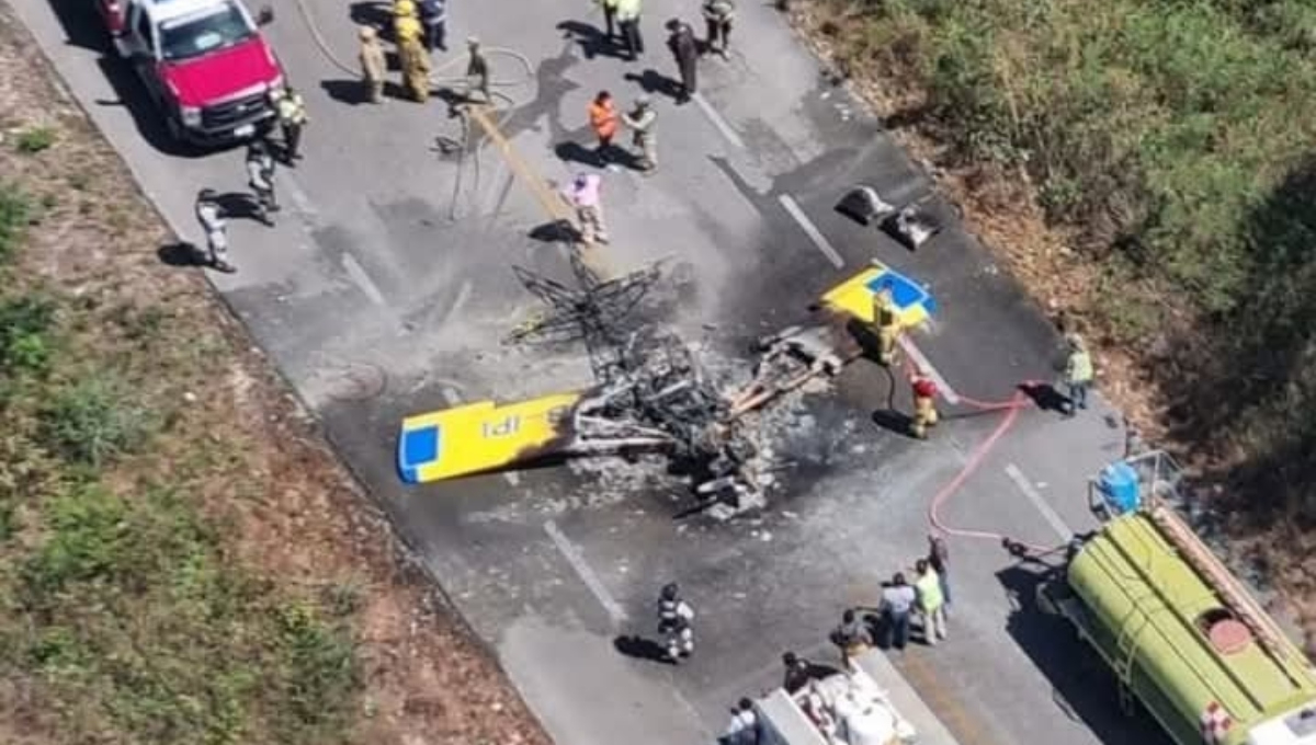 Un fallo en el motor habría causado el incendio de la avioneta Un fallo en el motor habría causado el incendio de la avioneta