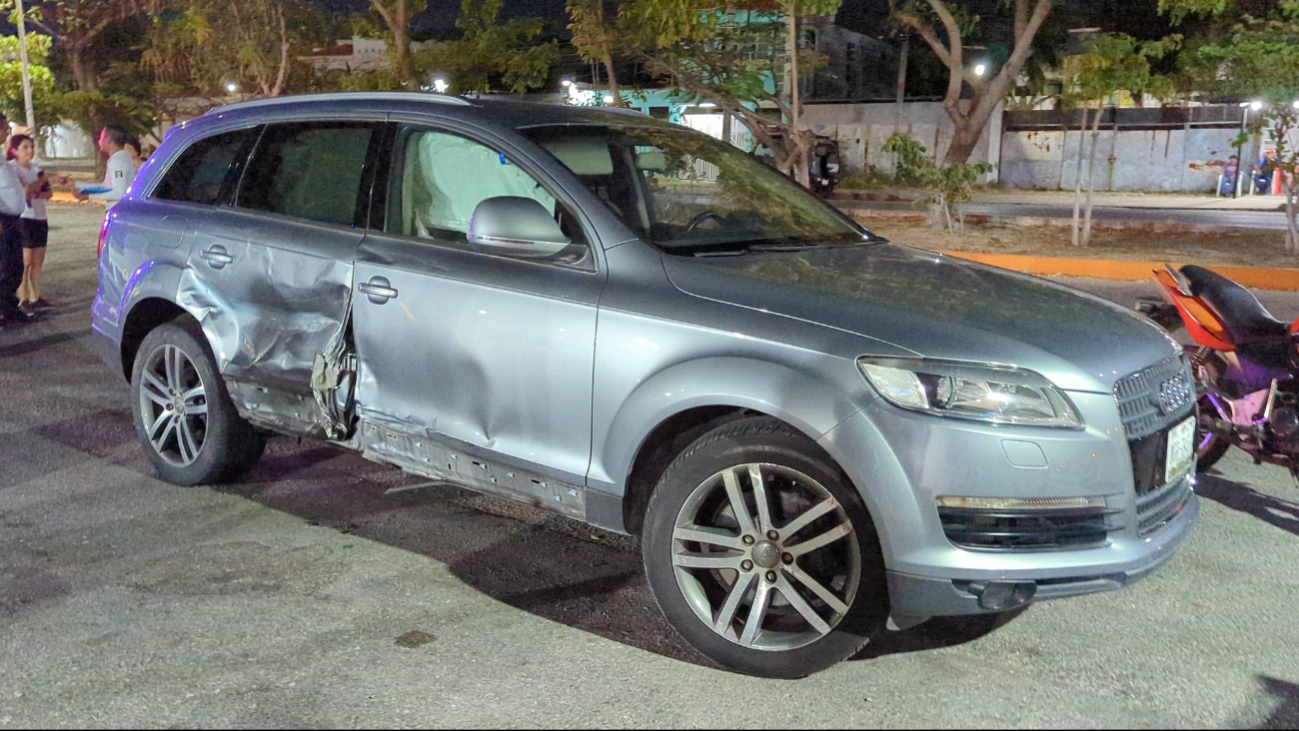 El incidente vial se registró en el fraccionamiento Puente de la Unidad