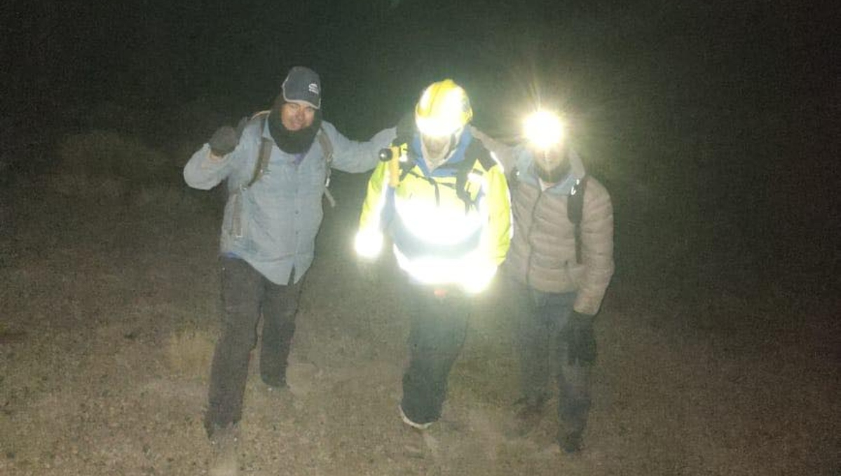 Rescatan a dos yucatecos luego de extraviarse en el Parque Nacional Nevado de Colima