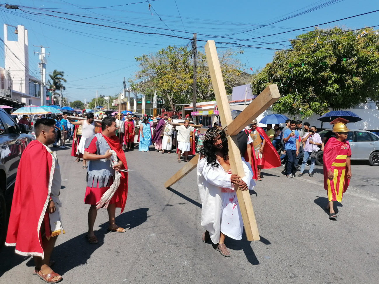 Católicos carmelitas acudieron a la. representación
