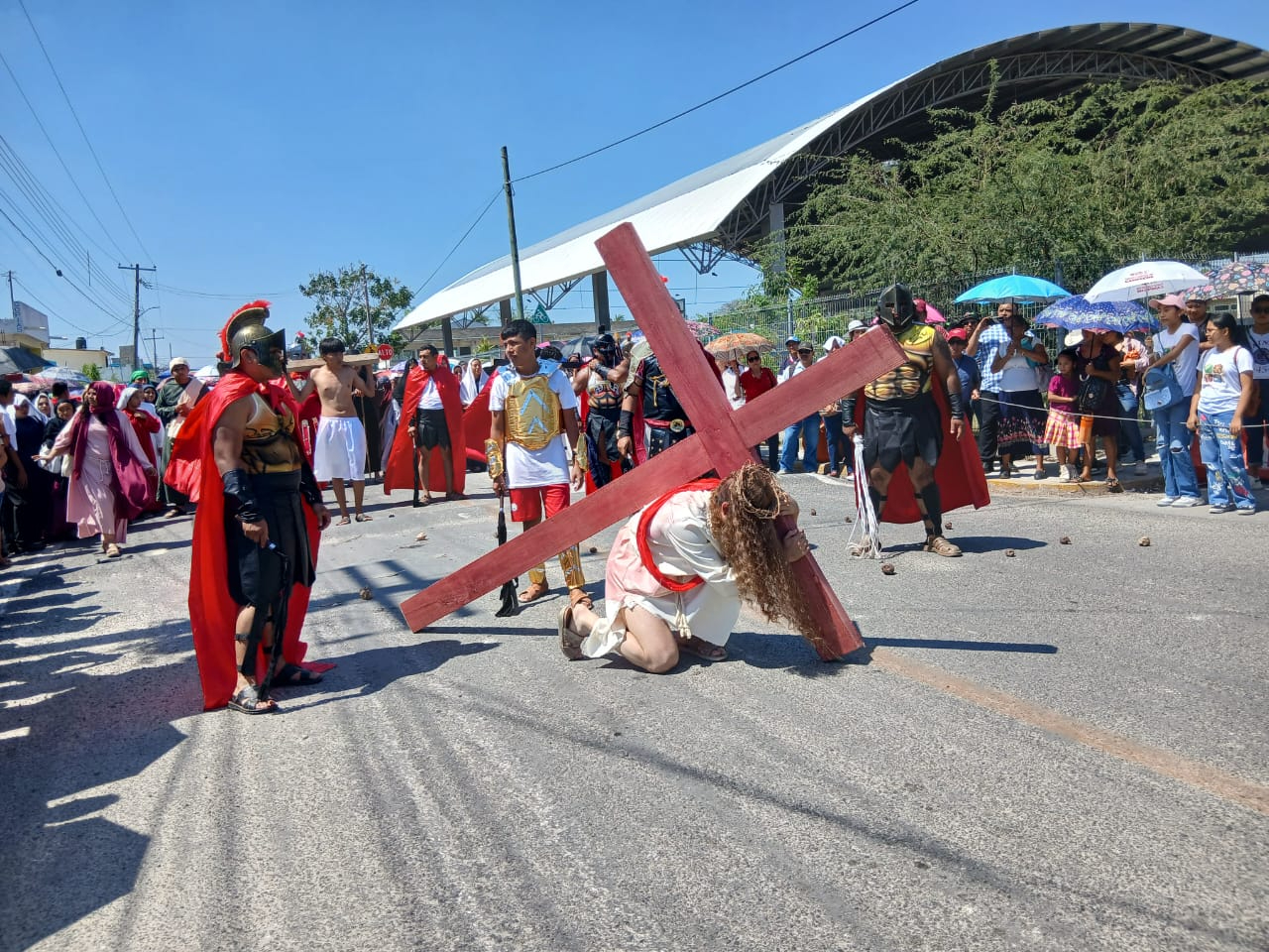  Municipios de Campeche reviven la Pasión de Cristo con emotivos Viacrucis Vivientes