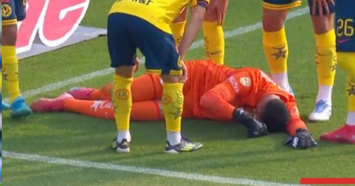 Así fue la lesión de Luis Ángel Malagón con América en la J17 de la Liga MX