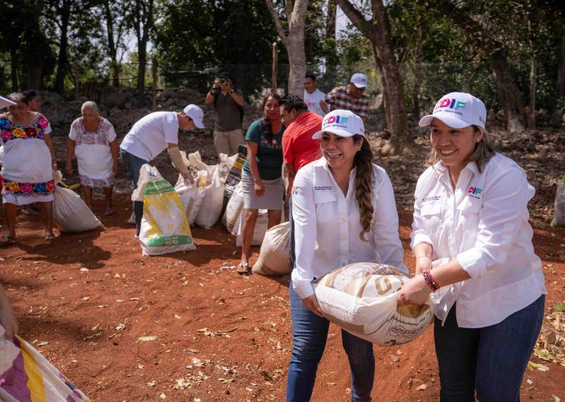 Instalan en Kunché, Espita, el primer huerto comunitario con sistema de riego 