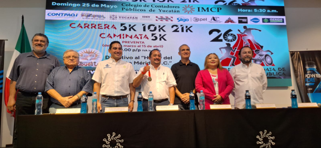La salida y meta será a las puertas del Colegio de Contadores La salida y meta será a las puertas del Colegio de Contadores