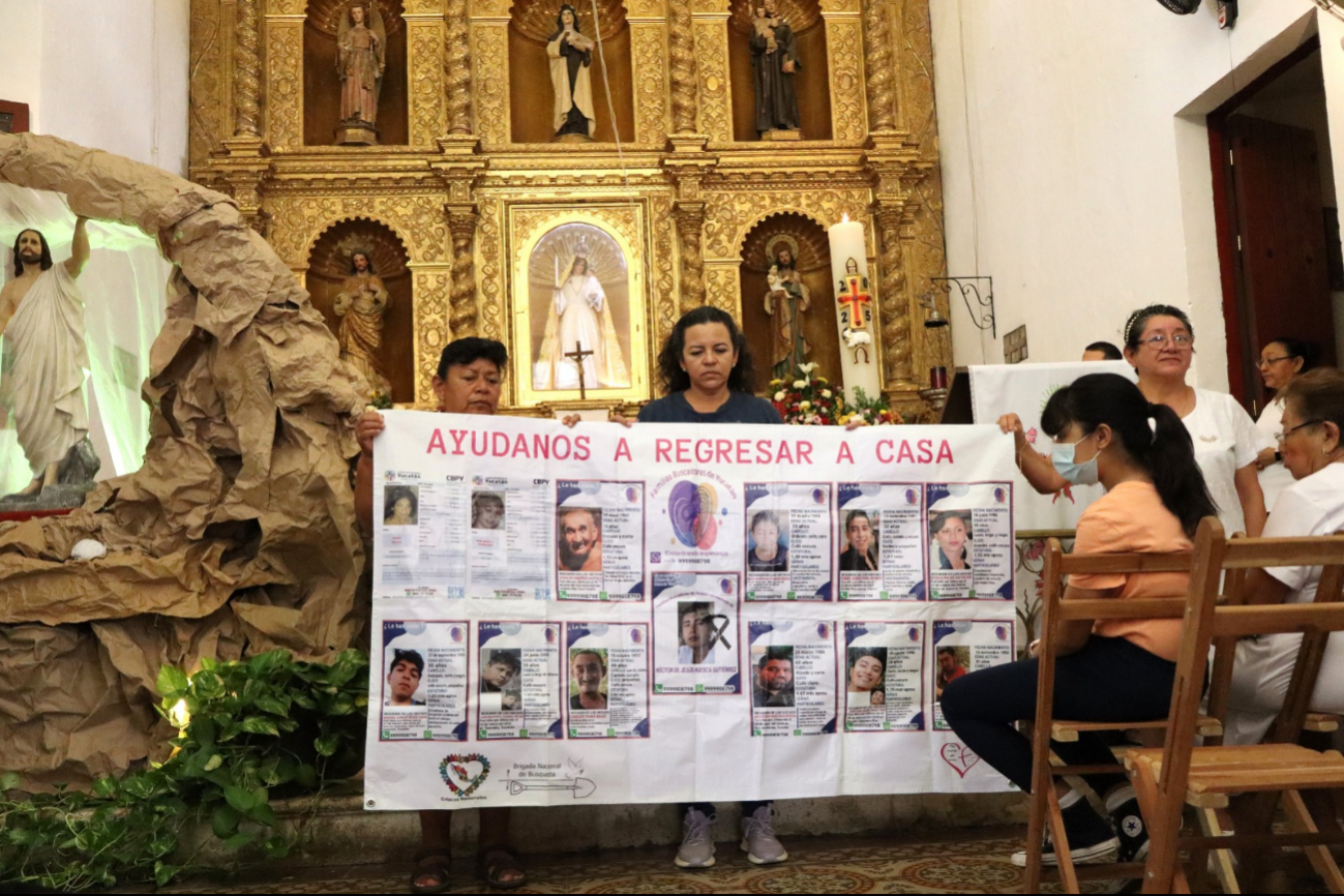 La ceremonia se realizó en el marco del Día de las Familias Buscadoras