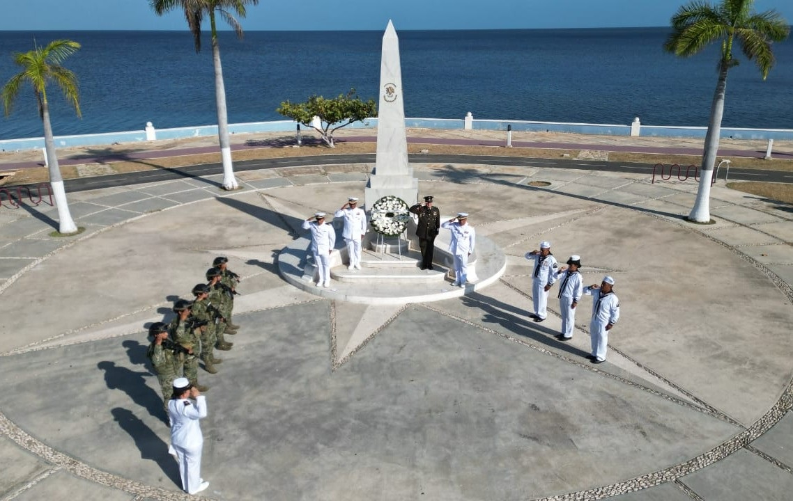 Marina conmemora en Campeche la Gesta Heroica del Puerto de Veracruz