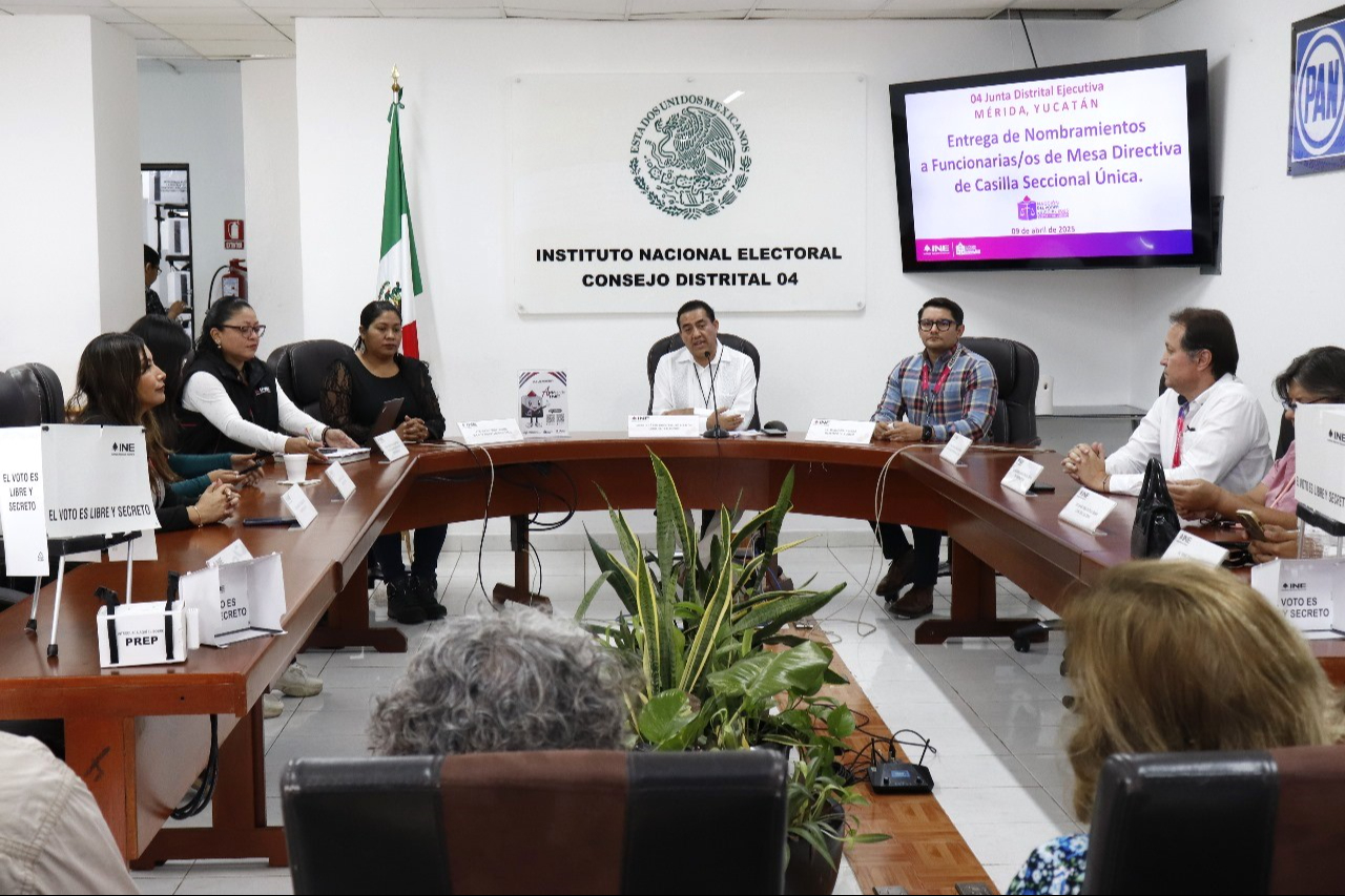 Las actividades se llevaron a cabo en varias colonias de Mérida, para que el proceso se realice correctamente