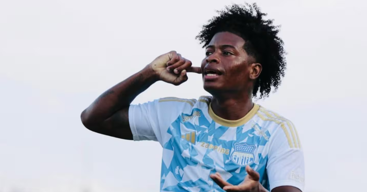 El futbolista ecuatoriano