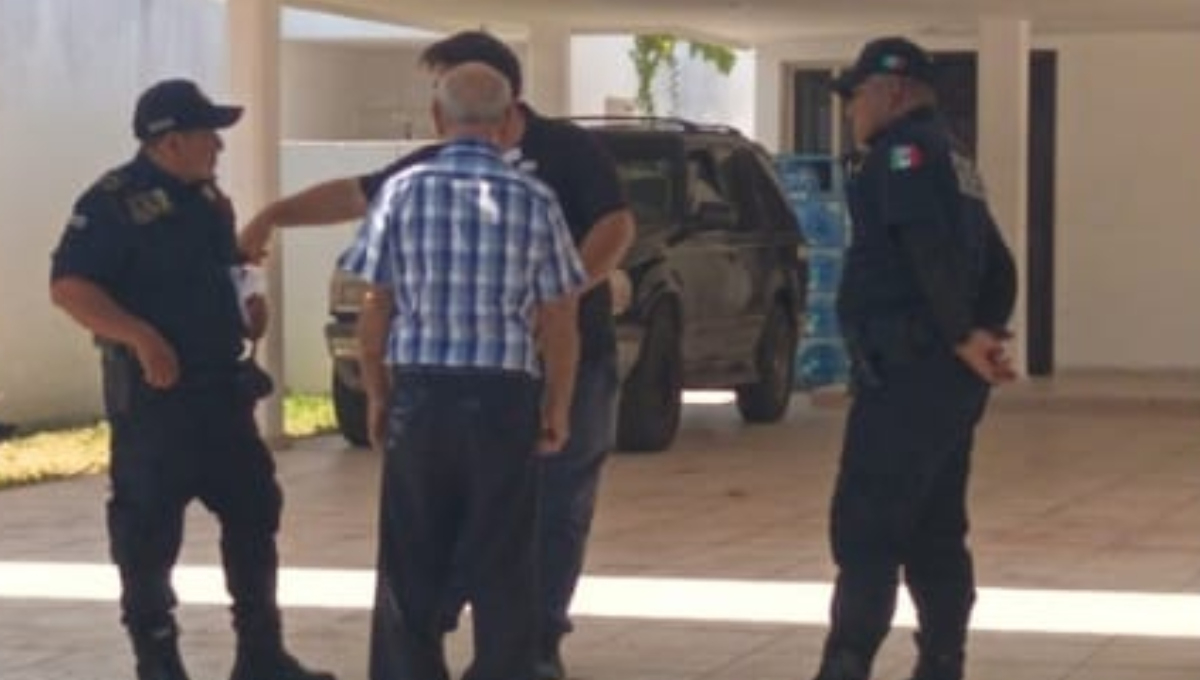 SSP Yucatán ayuda a un abuelito a regresar con su familia