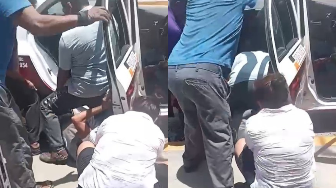 Intentó subir al taxi y cayó: abuelita resulta lesionada en Campeche Intentó subir al taxi y cayó: abuelita resulta lesionada en Campeche