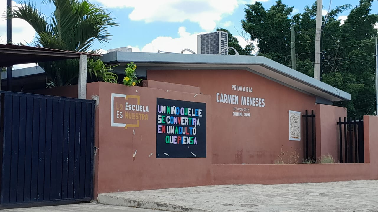 Tercer robo a escuela en Calkiní deja aulas sin electricidad