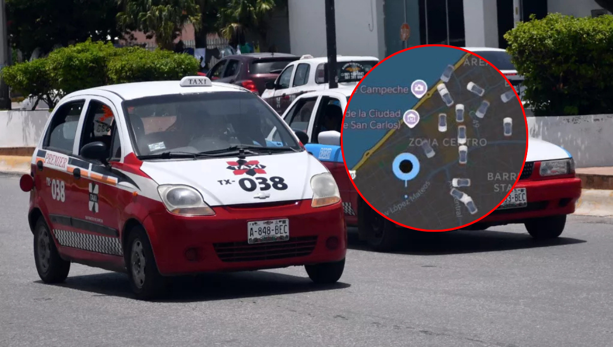 Acusan a taxistas de Campeche de hacerse pasar por conductores InDrive para ganar clientes