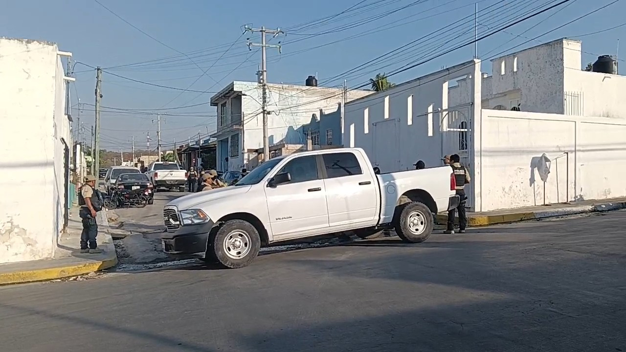 Catearon una vivienda en la calle Campechén por Yacasay, en Colonial Campeche Catearon una vivienda en la calle Campechén por Yacasay, en Colonial Campeche