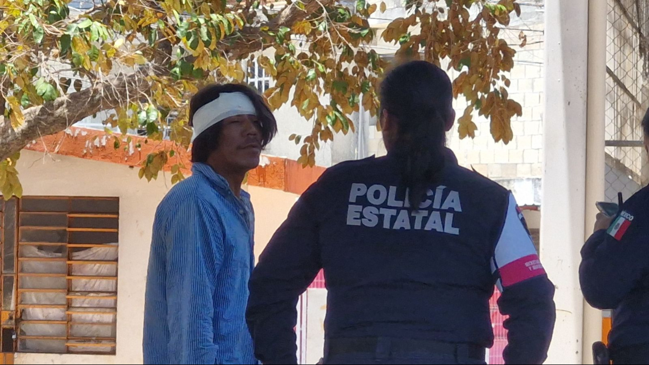 Brutal pelea en el Polvorín, Campeche deja a hombre inconsciente y con fuerte herida