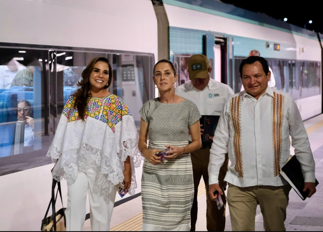 El goberndor de Yucatán anunció que viajará con la presidenta Sheinbaum en el Tren Maya.