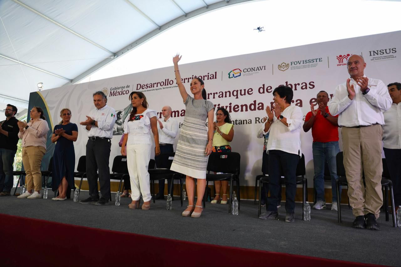 Sheinbaum dio arranque al programa nacional de vivienda.