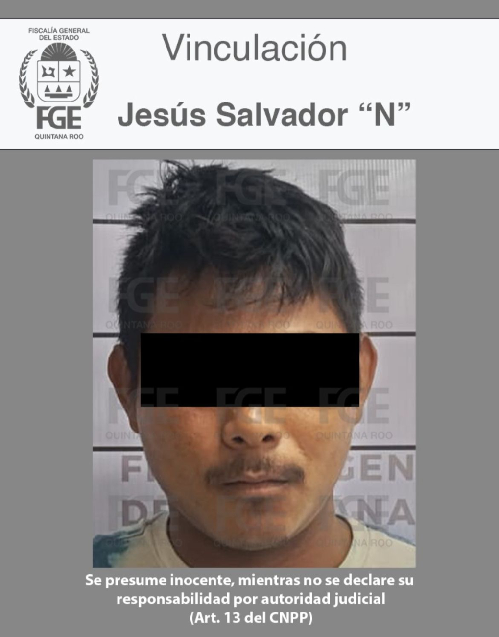 Vinculan a proceso a Jesús Salvador 'N' por presunta extorsión Vinculan a proceso a Jesús Salvador 'N' por presunta extorsión
