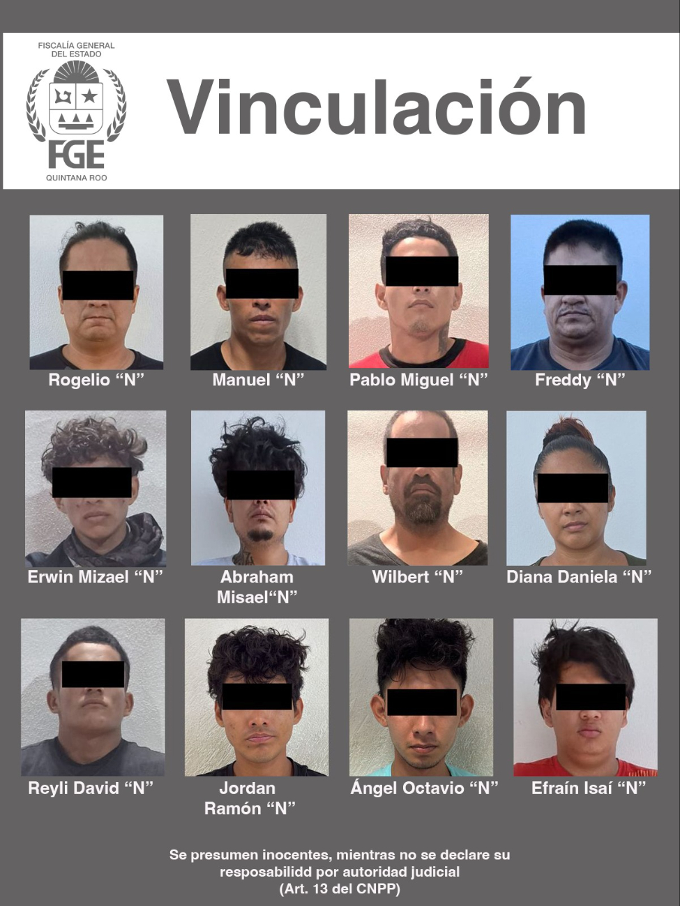 La mayoría de los imputados recibieron prisión preventiva.