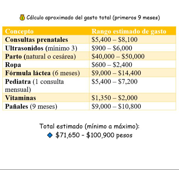 Criar un hijo en Campeche: ¿Cuánto cuesta durante los primeros 9 meses? Criar un hijo en Campeche: ¿Cuánto cuesta durante los primeros 9 meses?