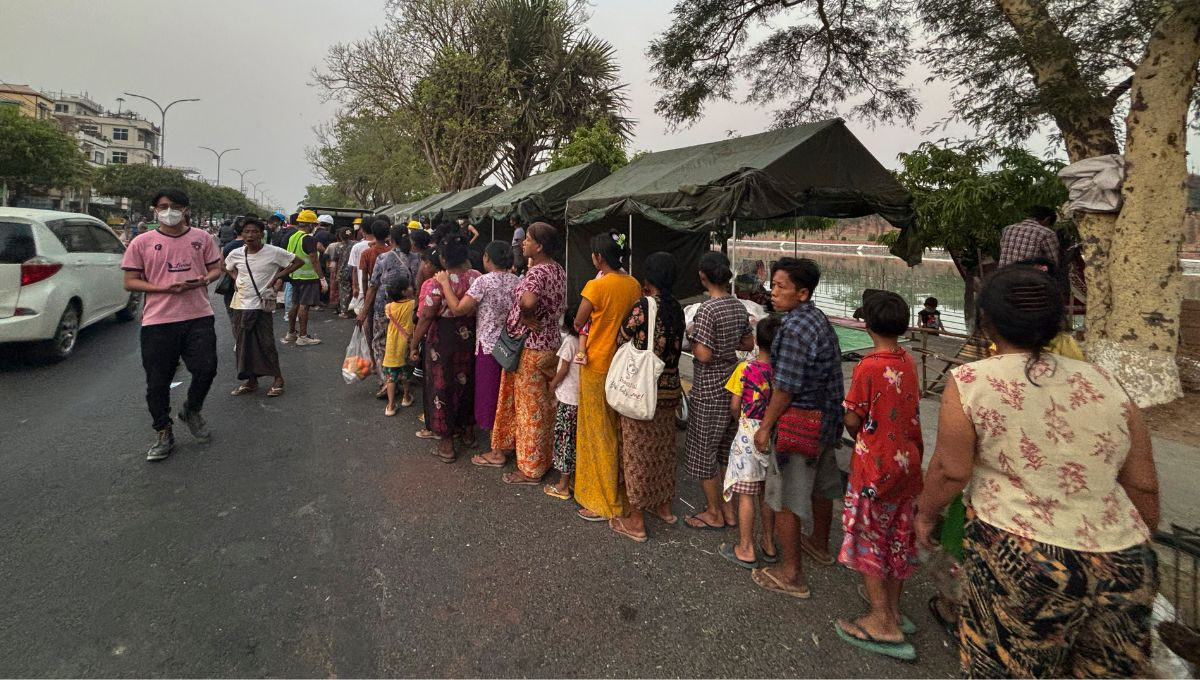 Alerta sanitaria en Myanmar: OMS advierte riesgo de cólera tras sismo de 7.7 que dejó más de 3 mil muertos