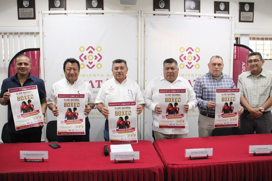 Clase Nacional de Boxeo “Construyendo la Paz” en Yucatán: ¿Cuándo y dónde se realizará?
