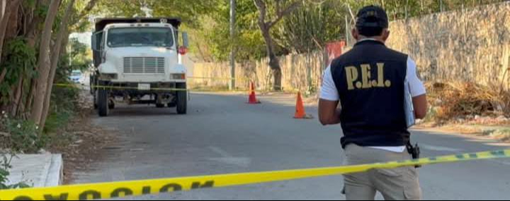 Hallan a un hombre sin vida dentro de un volquete al Oriente de Mérida