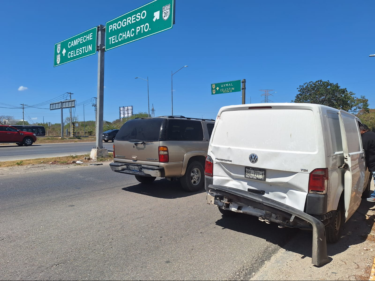 En los accidentes solo hubo daños materiales En los accidentes solo hubo daños materiales