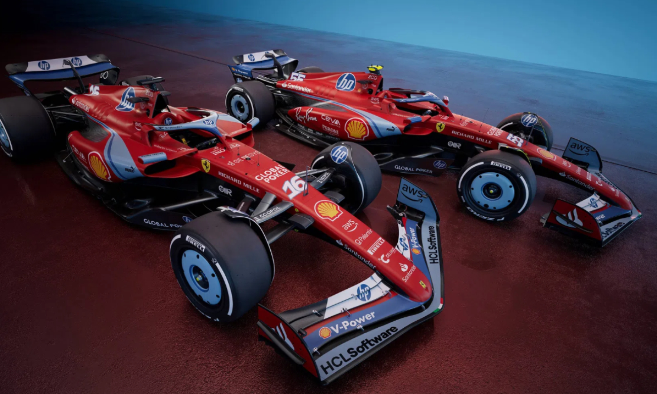 Ferrari se pinta de azul Ferrari se pinta de azul