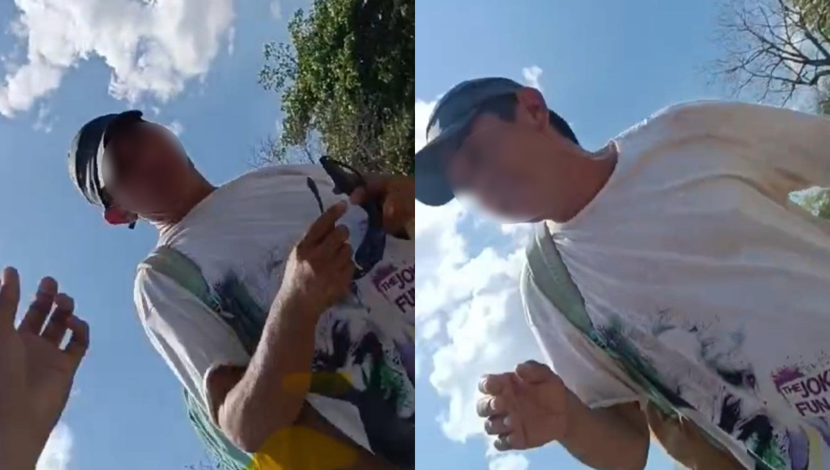 Exhiben a presunto acosador en el fraccionamiento Del Parque de Mérida