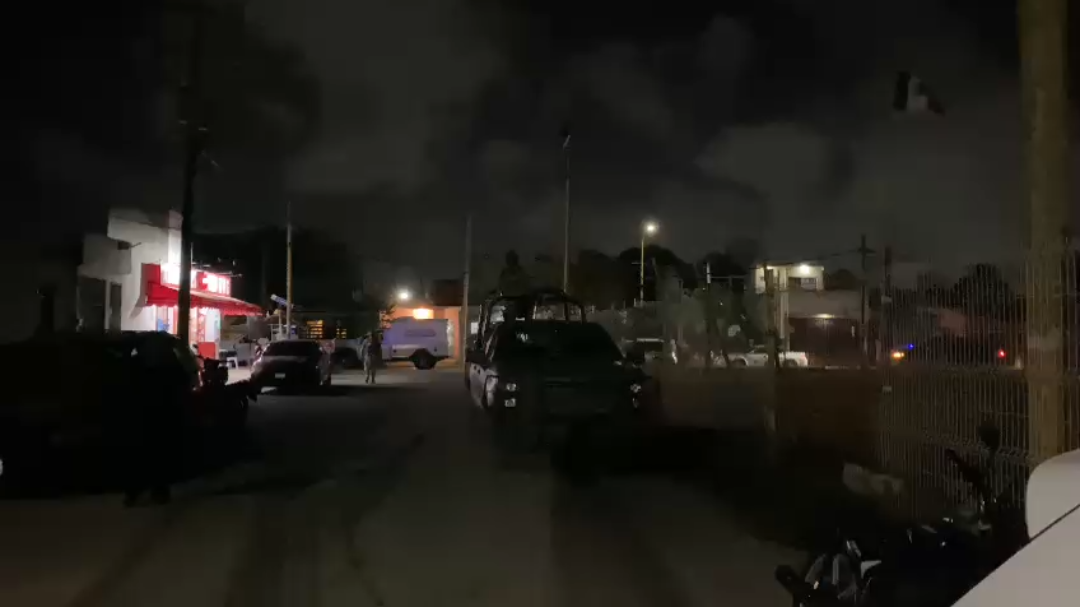 Miembros de la Guardia Nacional se dieron al lugar para investigar lo acontecido. Miembros de la Guardia Nacional se dieron al lugar para investigar lo acontecido.