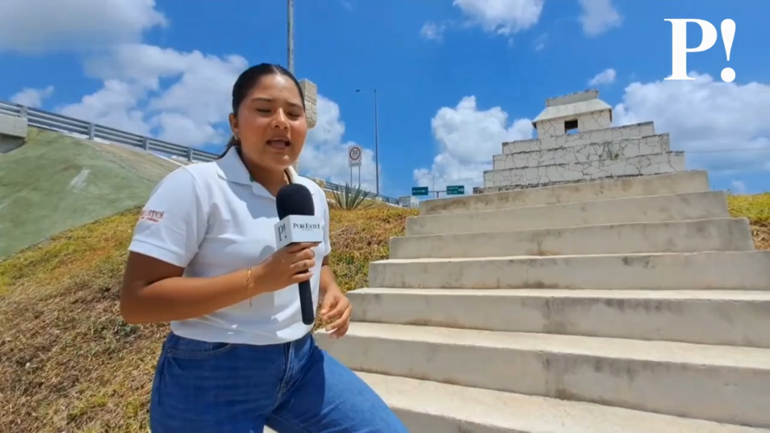 Tras la demolición de la primera pirámide, se realizó la construcción de una más grande Tras la demolición de la primera pirámide, se realizó la construcción de una más grande