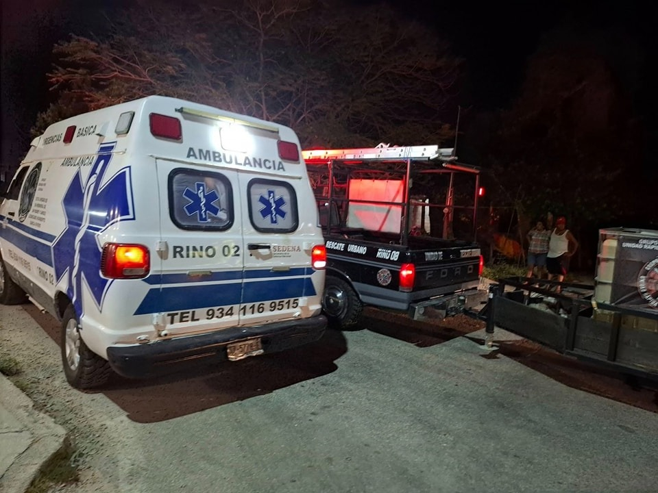 Testigos del accidente se acercaron a auxiliar al lesionado