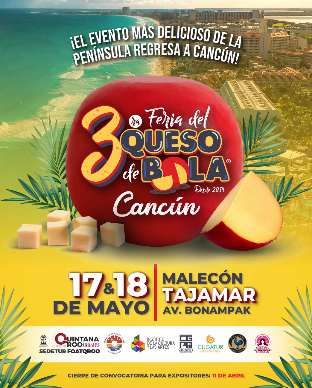 ¡Feria el Queso de Bola 2025 en Cancún! Estas son las fechas oficiales de la nueva edición