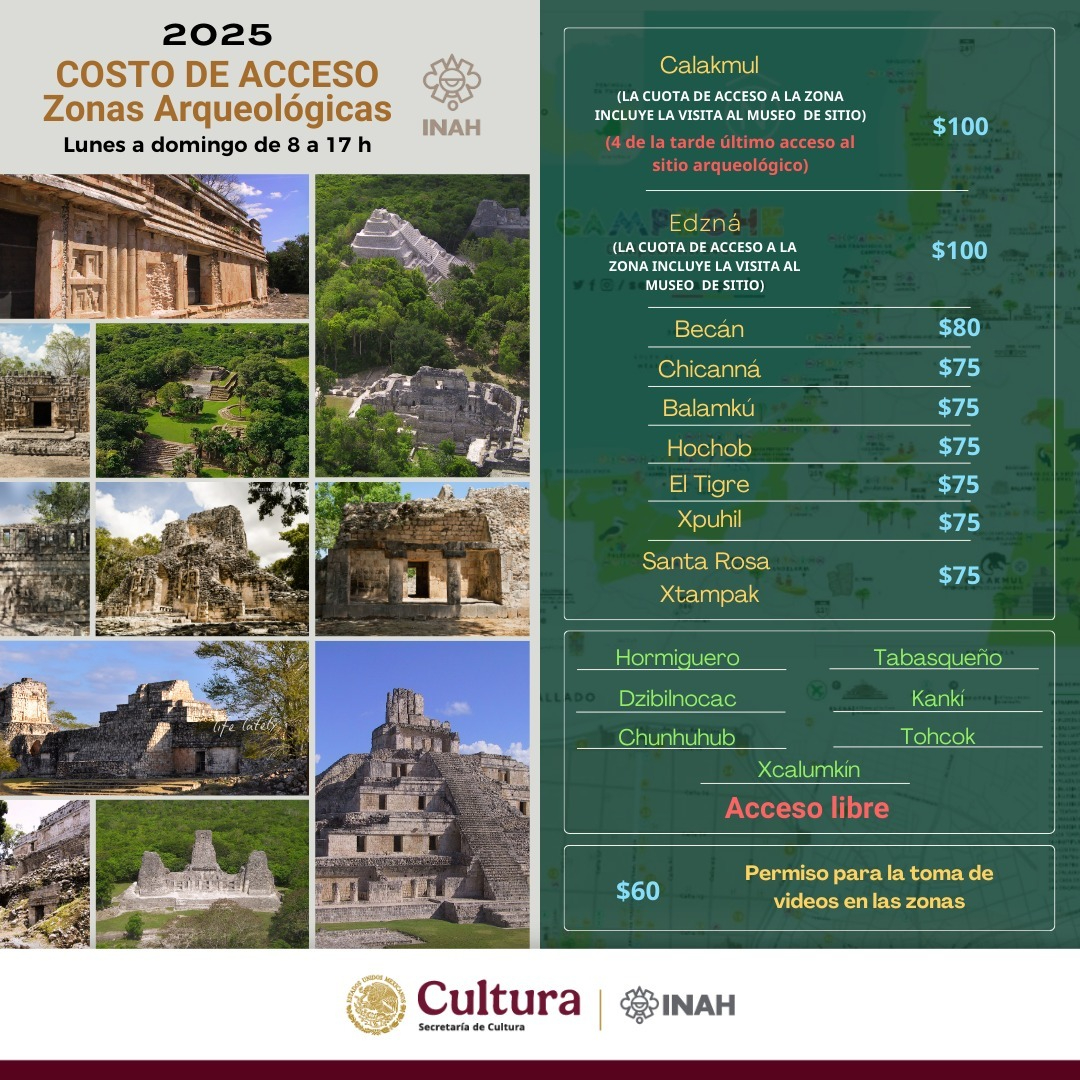 Explora las zonas arqueológicas de Campeche Explora las zonas arqueológicas de Campeche