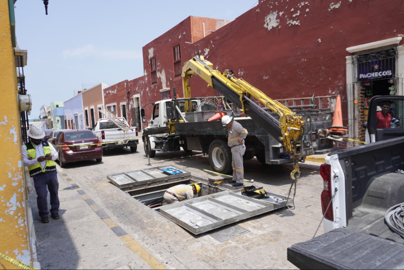 Se registra "apagón" en el Centro Histórico de Campeche