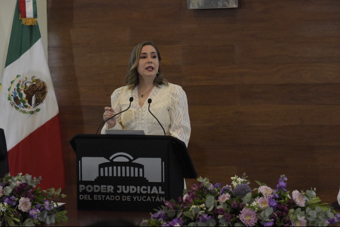 La magistrada Presidenta María Carolina Canto Valdés presentó su Informe Anual de Actividades