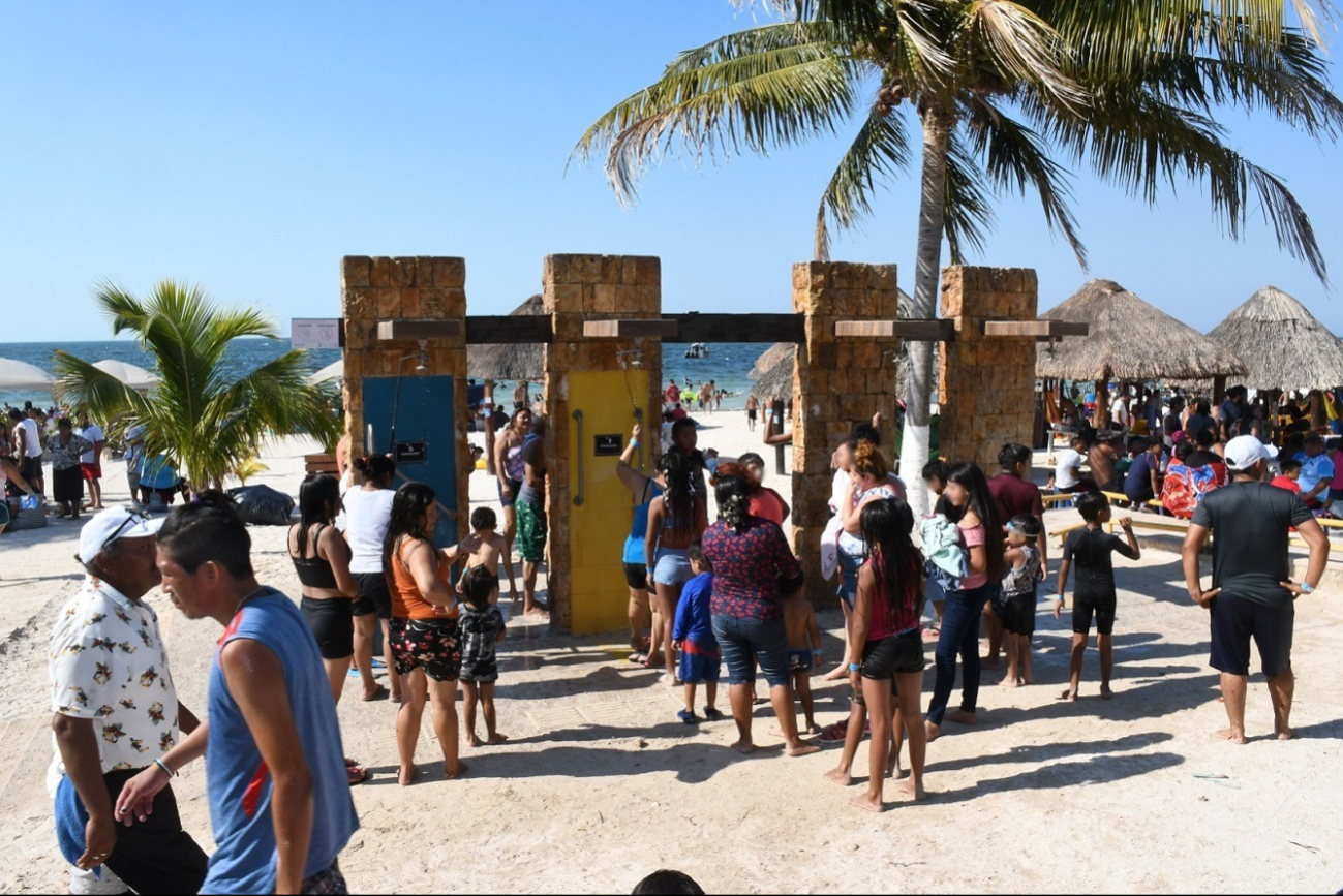 Playa Bonita ha recibido hasta 2,500 visitantes en los últimos fines de semana.