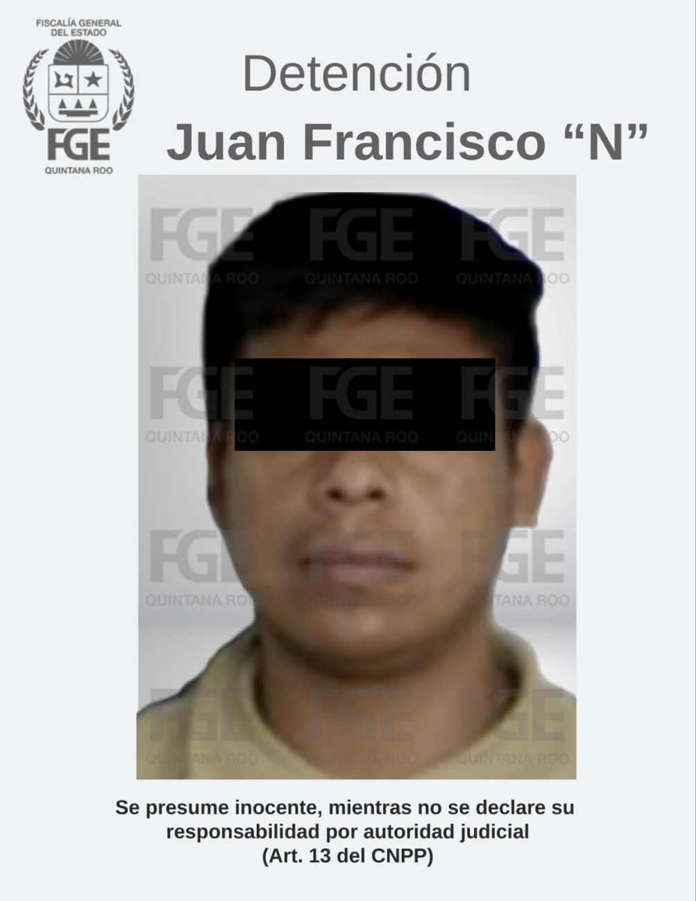 Juan Francisco "N" es otro supuesto cómplice de secuestro Juan Francisco "N" es otro supuesto cómplice de secuestro