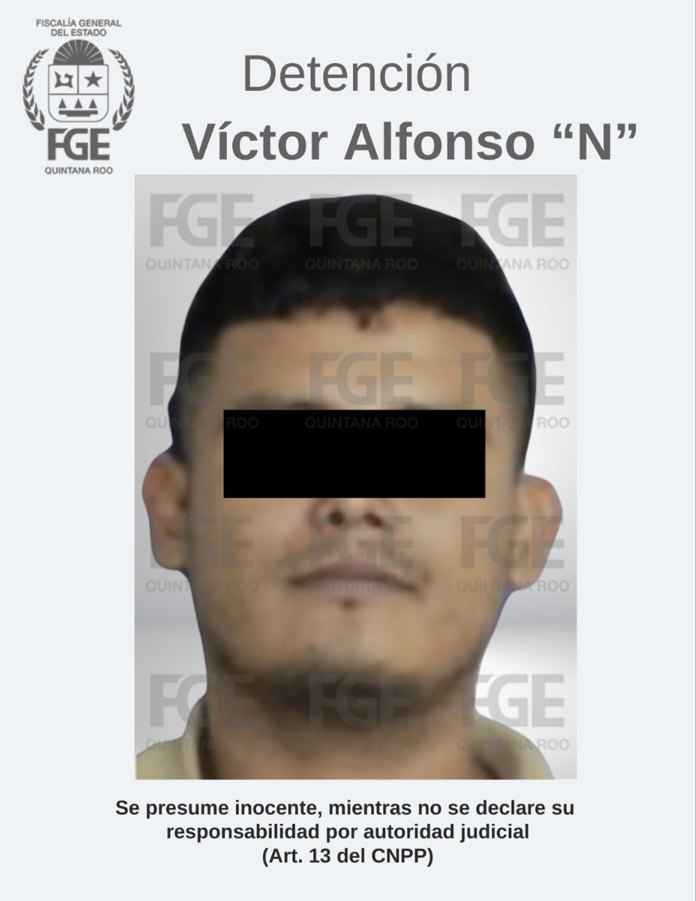 Por secuestro FGE de Q. Roo cumplimenta 3 órdenes de aprehensión