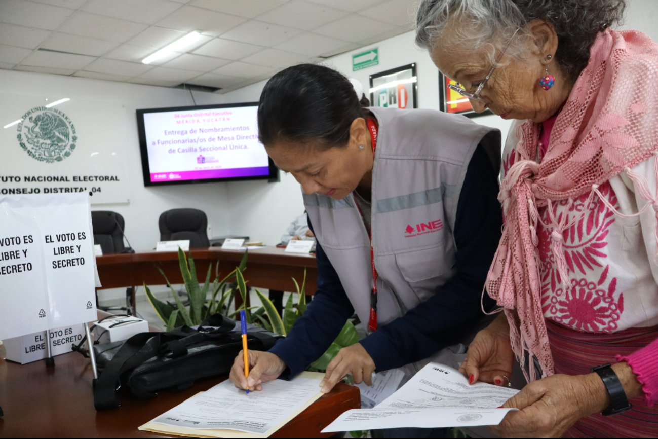 Realiza INE Yucatán segunda ronda de  capacitación de cara al próximo proceso electoral 
