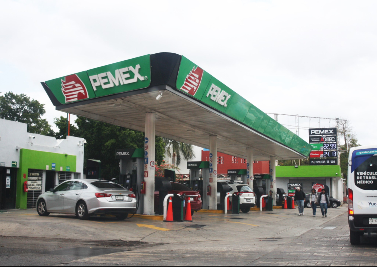 Una estación de servicio de Umán tiene uno de los precios más bajos del litro de la Magna