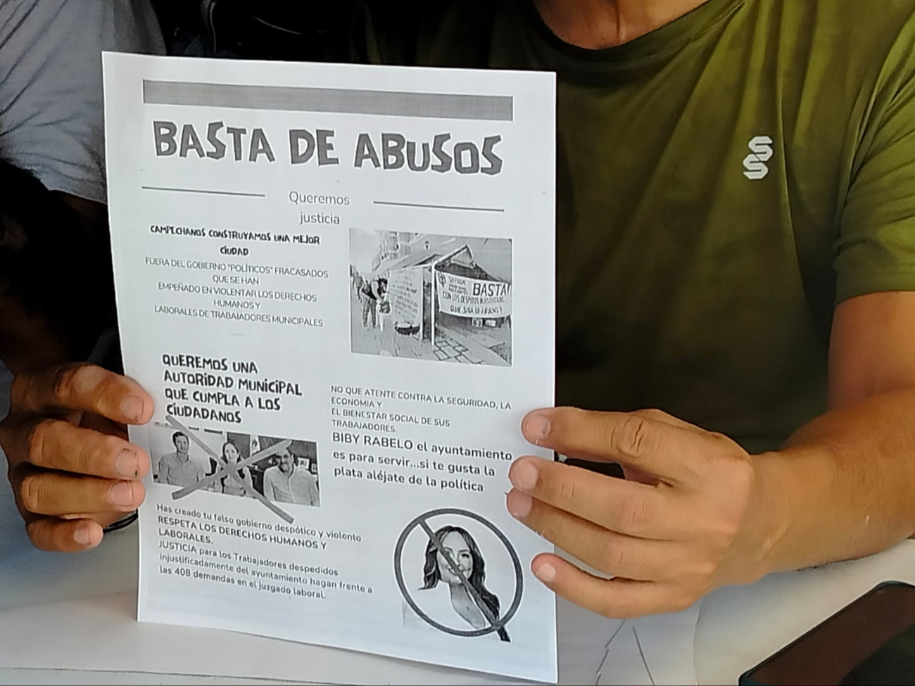 Iniciaron una campaña de volanteo para informar a la ciudadanía. Iniciaron una campaña de volanteo para informar a la ciudadanía.