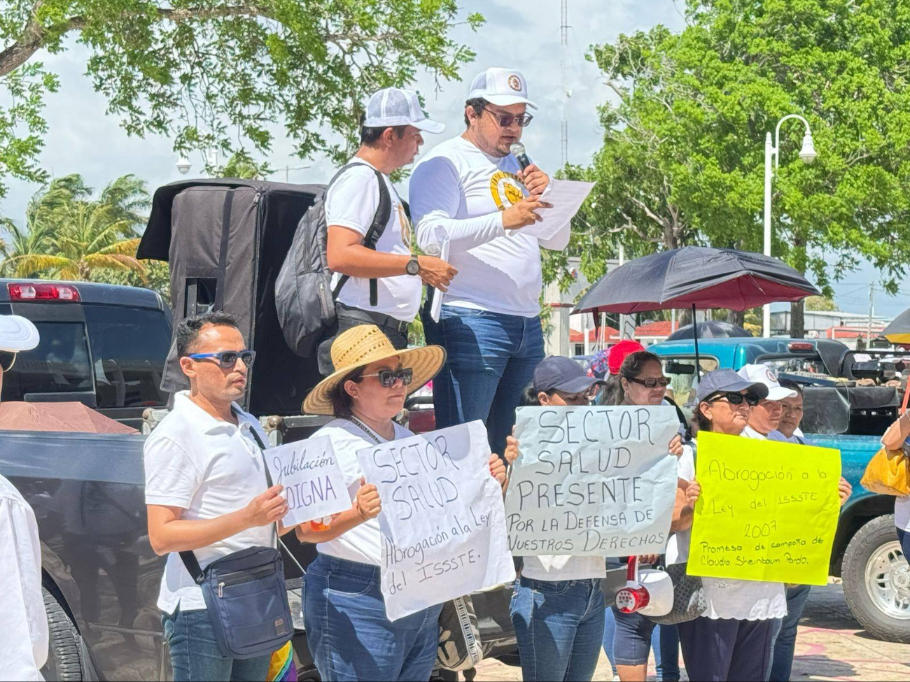 Los trabajadores se hicieron presentes en las calles de la entidad. Los trabajadores se hicieron presentes en las calles de la entidad.