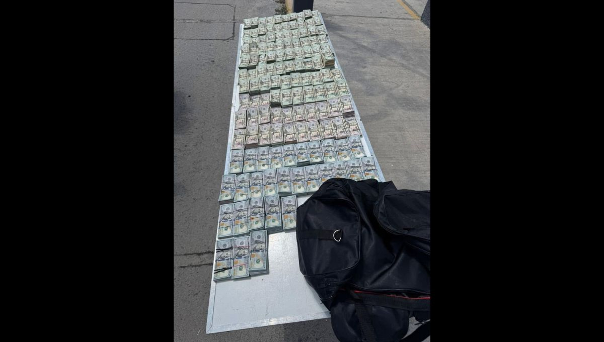 El aseguramiento ocurrió en el kilómetro 145, dentro del municipio de Anáhuac, Nuevo León