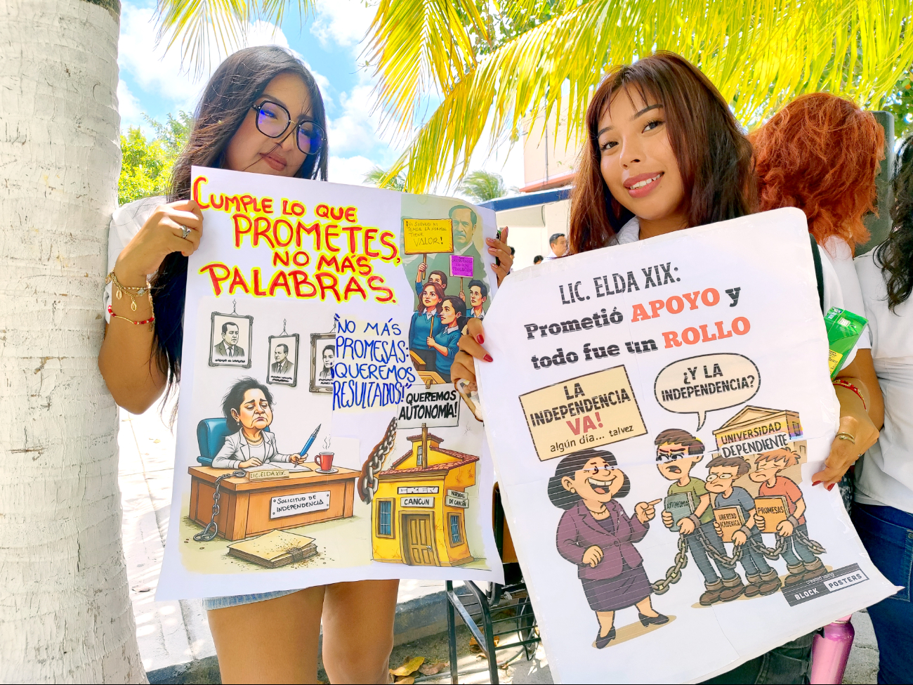 Los alumnos exigen autonomía del plantel, desvinculación de Bacalar y acciones inmediatas. Los alumnos exigen autonomía del plantel, desvinculación de Bacalar y acciones inmediatas.