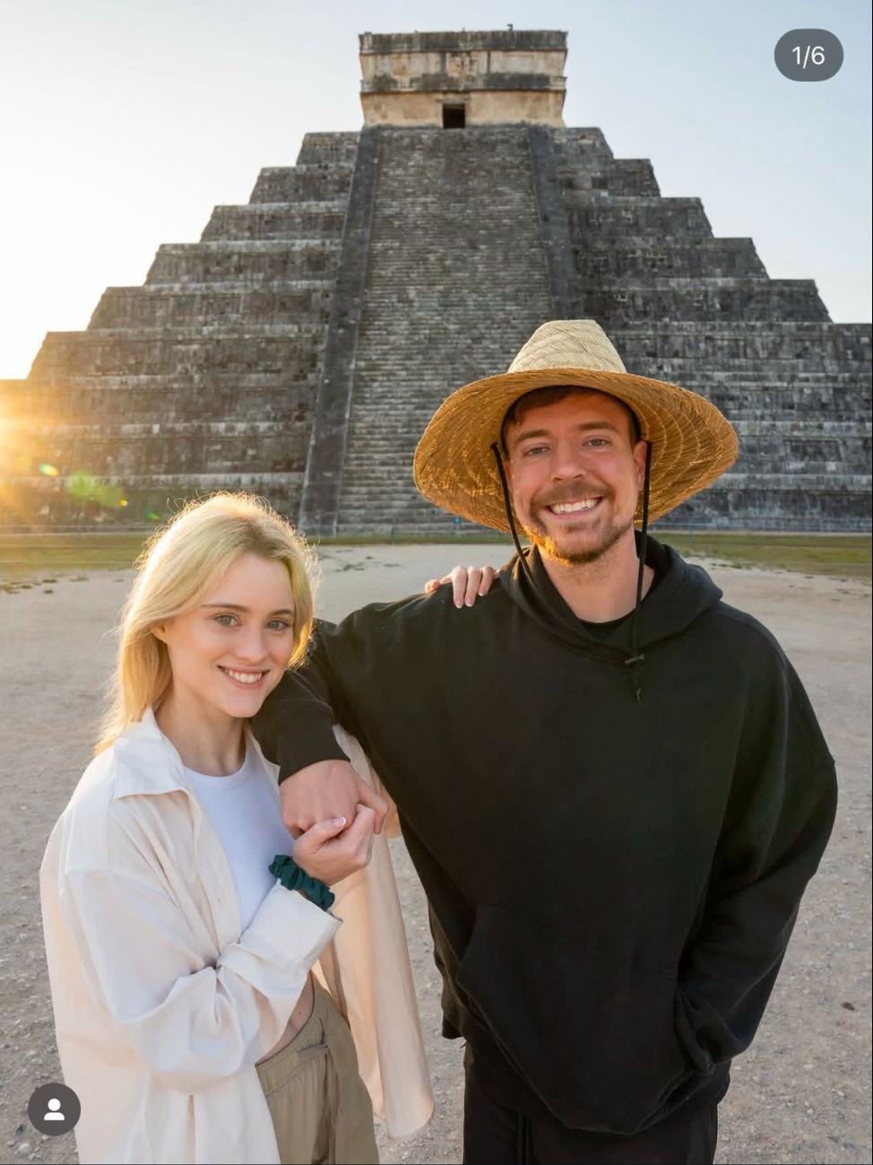 Mr. Beast en Chichén Itzá; presume su visita al sureste mexicano Mr. Beast en Chichén Itzá; presume su visita al sureste mexicano