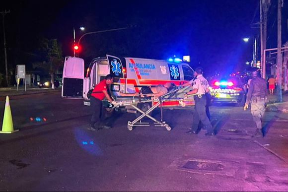 Fue sobre la avenida 5 de marzo donde se registró el accidente.