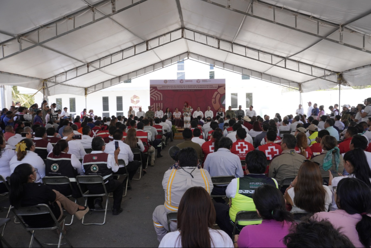 Campeche inaugura moderna Estación de Bomberos con inversión de 56 millones   
